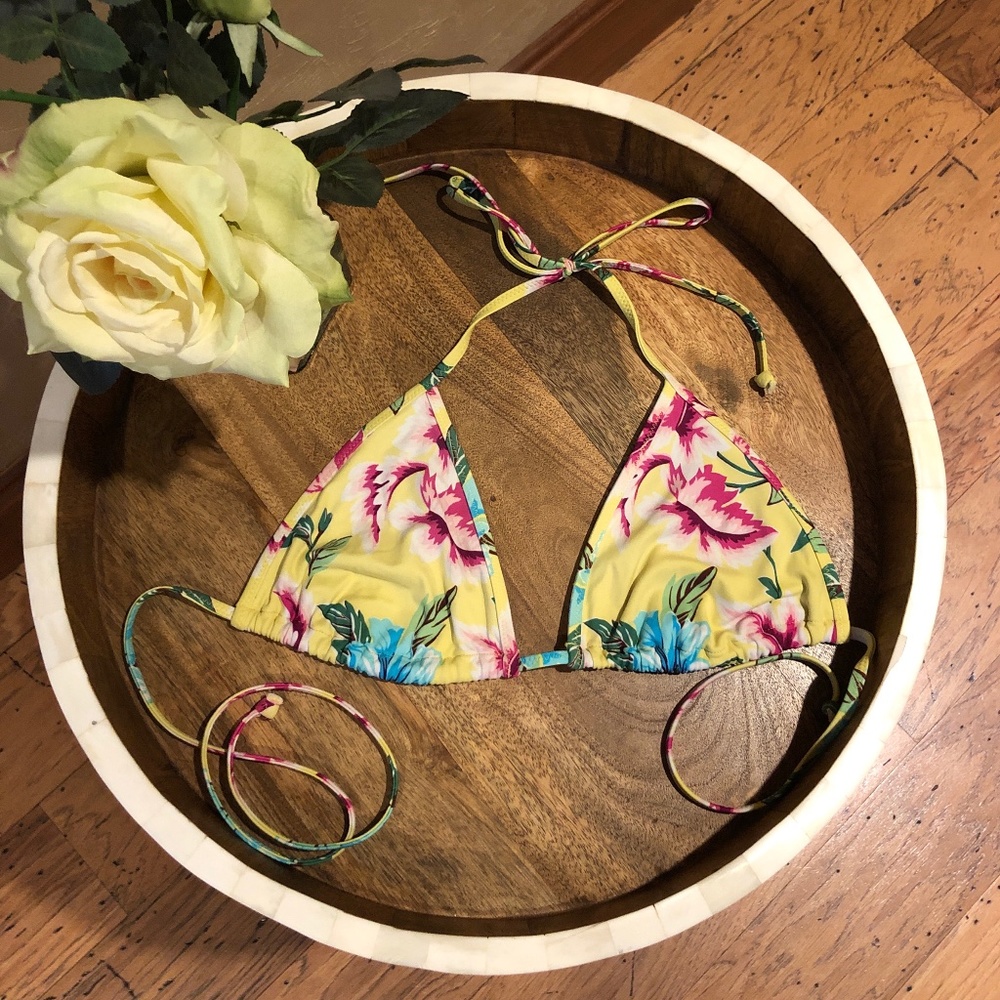 Victoria's Secret Floral Triangle Top